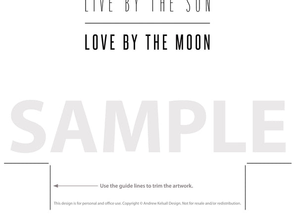 Live by the Sun, Love by the Moon sample image