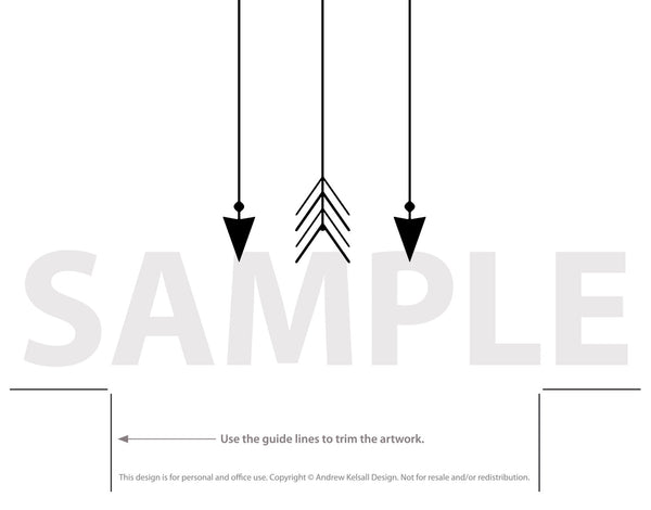 Printable Arrow Art sample image