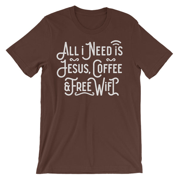 Coffee and Jesus Shirt - Passion Fury Christian T-shirts and more