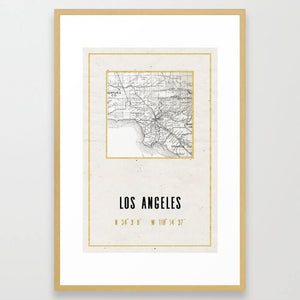 Top 10 Popular Los Angeles Framed Artworks