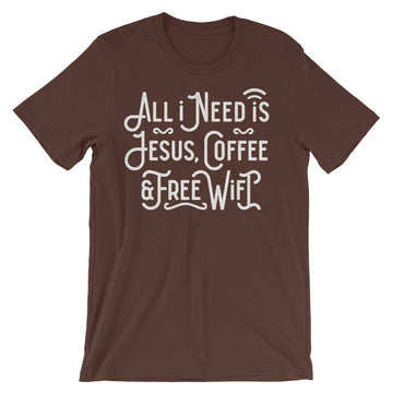 Coffee and Jesus Shirt. Buy here on Passion Fury!