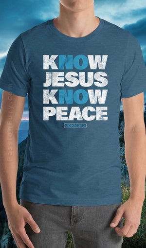 Top 10 Know Jesus Know Peace T-Shirt Designs