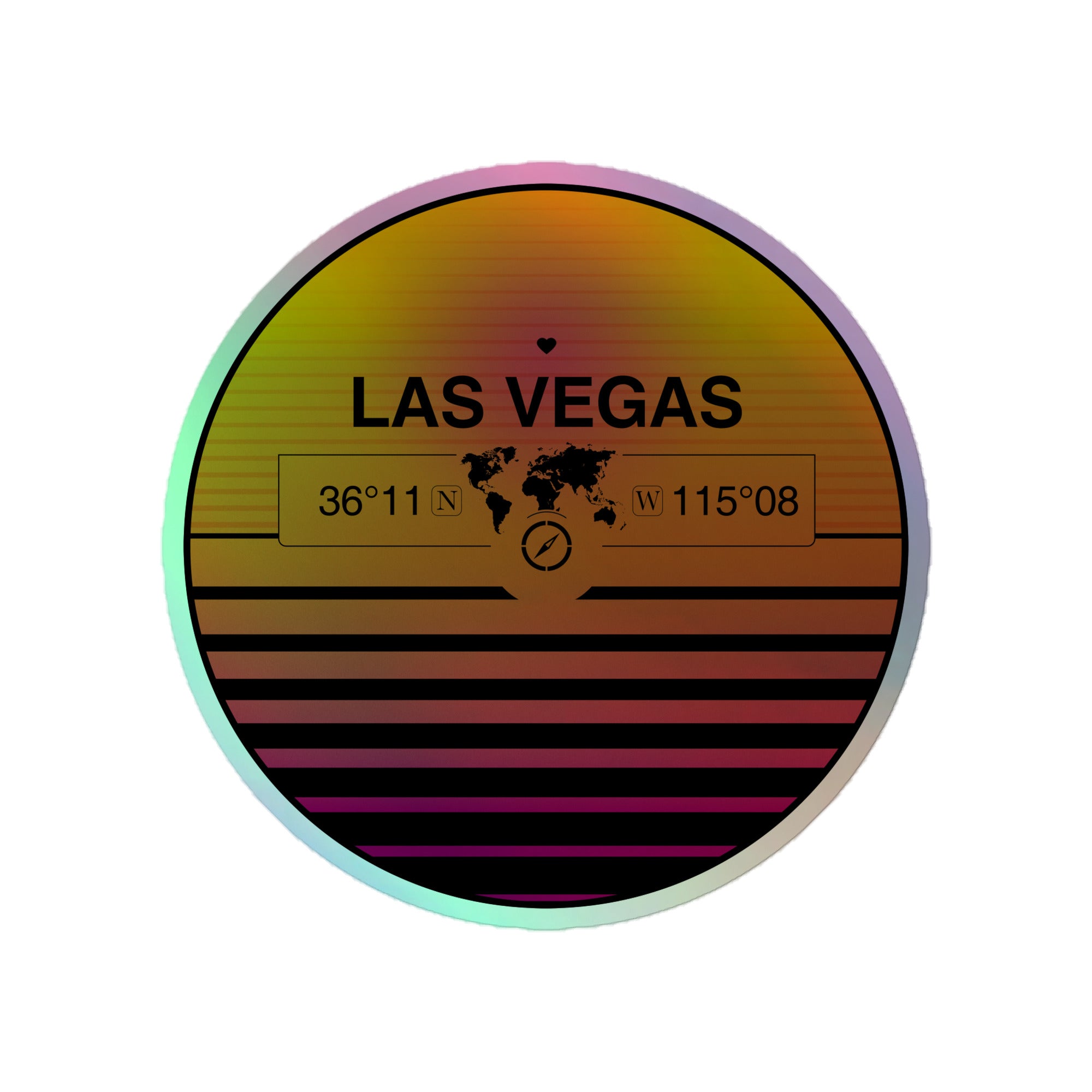 Lv - Holographic Sticker