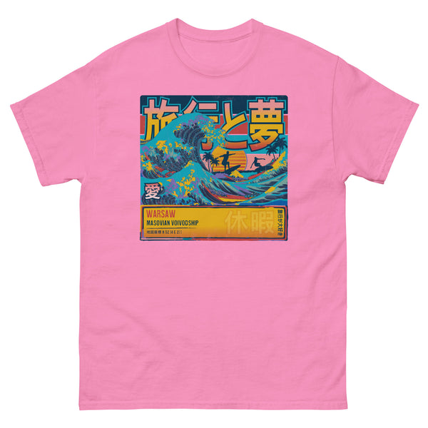 Warsaw, Masovian Voivodship, Poland, Great Wave Off Kanagawa Unisex T-Shirt