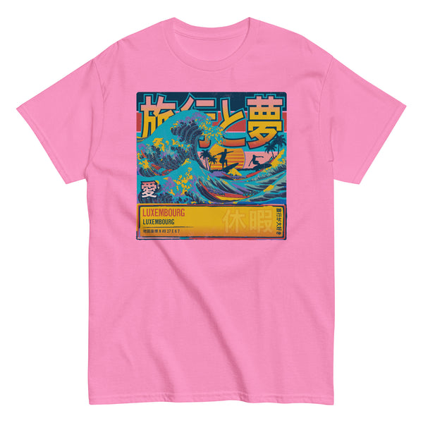 Luxembourg, Luxembourg, Great Wave Off Kanagawa Unisex T-Shirt