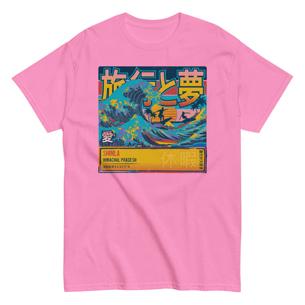 Shimla, Himachal Pradesh, India, Great Wave Off Kanagawa Unisex T-Shirt
