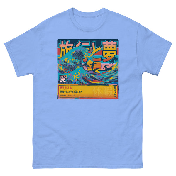 Warsaw, Masovian Voivodship, Poland, Great Wave Off Kanagawa Unisex T-Shirt