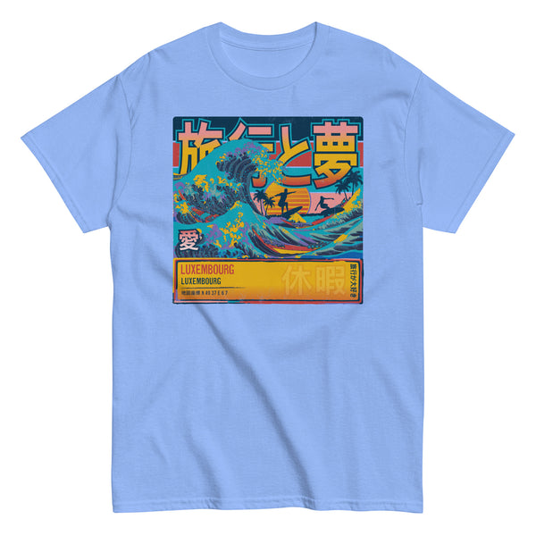 Luxembourg, Luxembourg, Great Wave Off Kanagawa Unisex T-Shirt