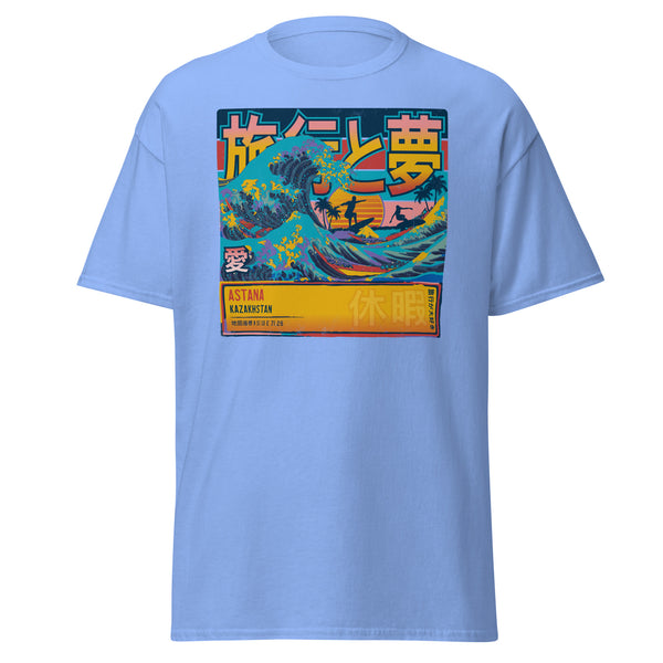 Astana, Kazakhstan, Great Wave Off Kanagawa T-Shirt – Passion Fury