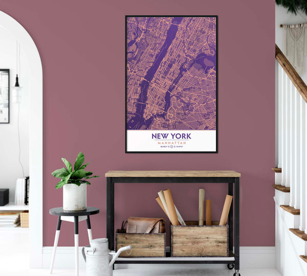 Ultra Violet & Blooming Dahlia NYC Decor
