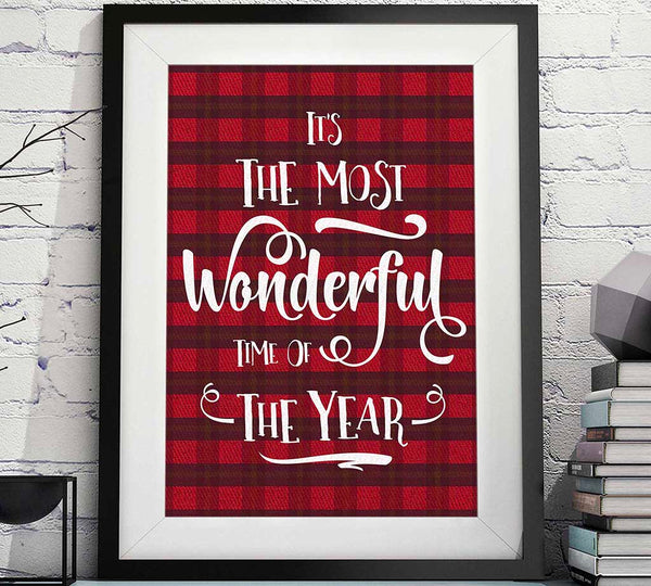 its a most wonderful time of the year Christmas printable
