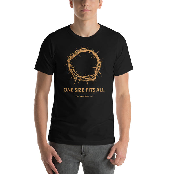 Crown of Thorns Christian Tshirt in classic black