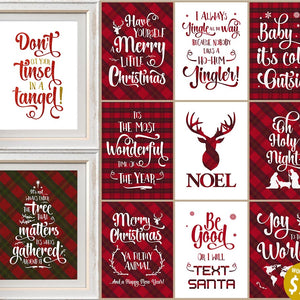  Christmas printable set from Passion Fury