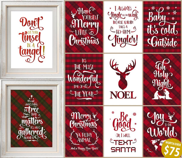  Christmas printable set from Passion Fury