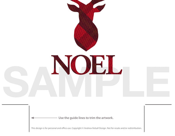 NOEL sample print