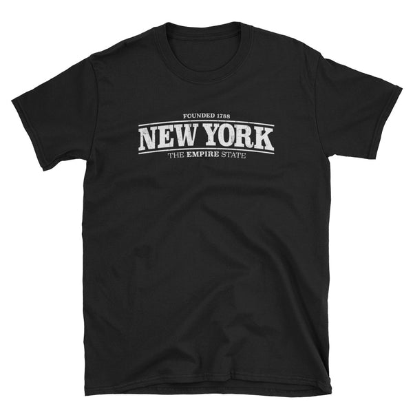 New York - The Empire State - Founded 1788 in black