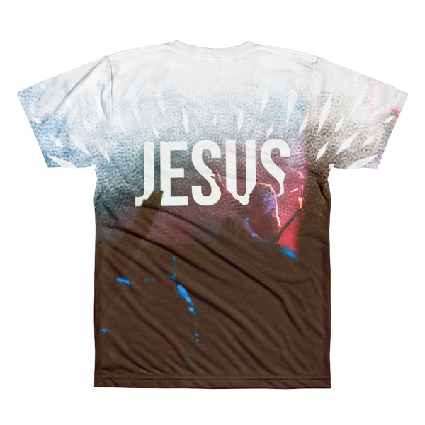 Jesus sublimation printed design - back