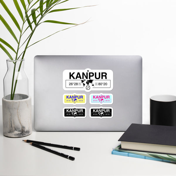 Kanpur, India High-Quality Vinyl Laptop Indoor Stickers