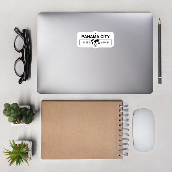 Panama City, Panama Single Laptop Vinyl Sticker