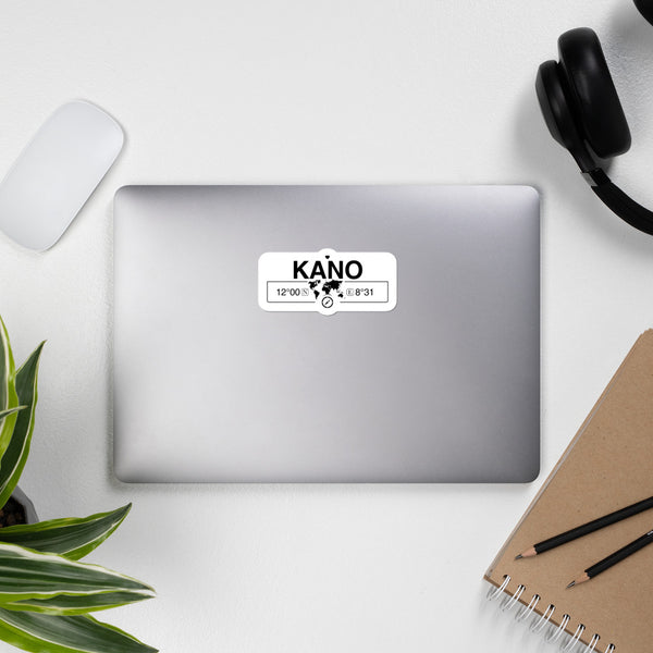 Kano, Nigeria Single Laptop Vinyl Sticker