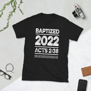 Baptized in 2022 Tshirt design